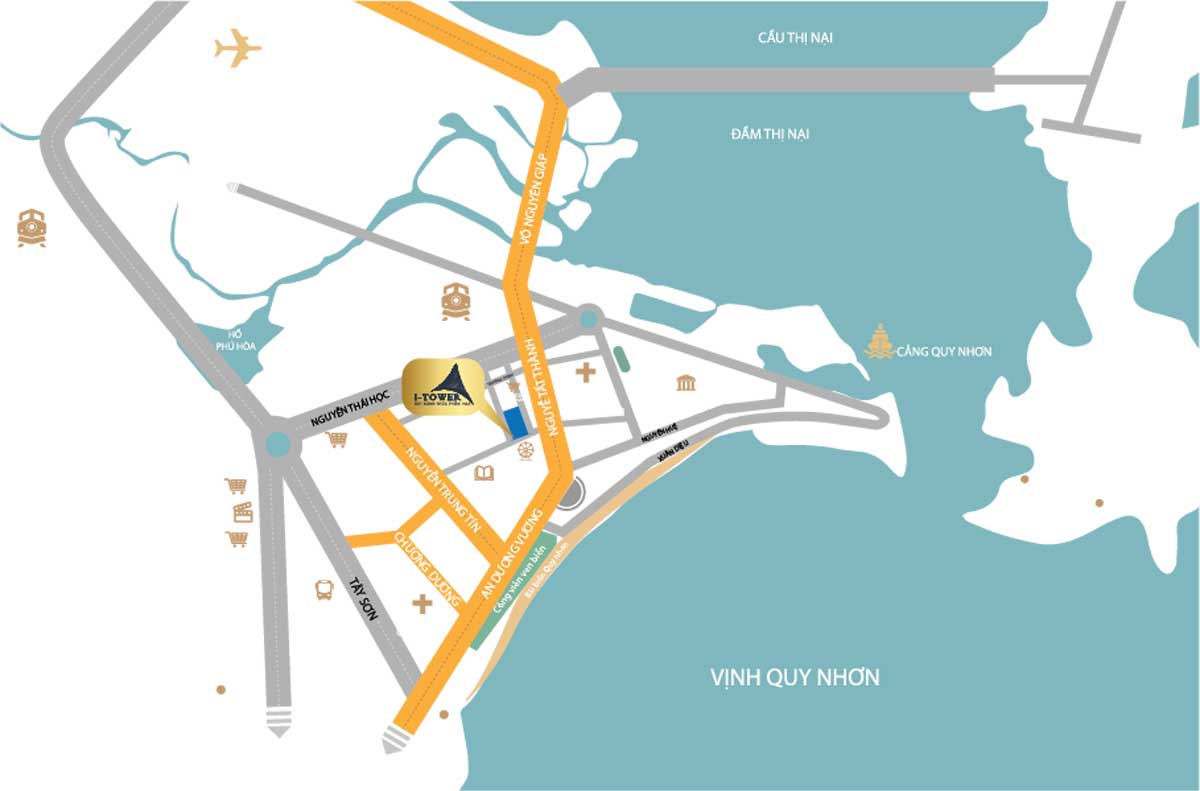 I-TOWER QUY NHƠN Vi tri Du an I Tower Quy Nhon - I-TOWER QUY NHƠN