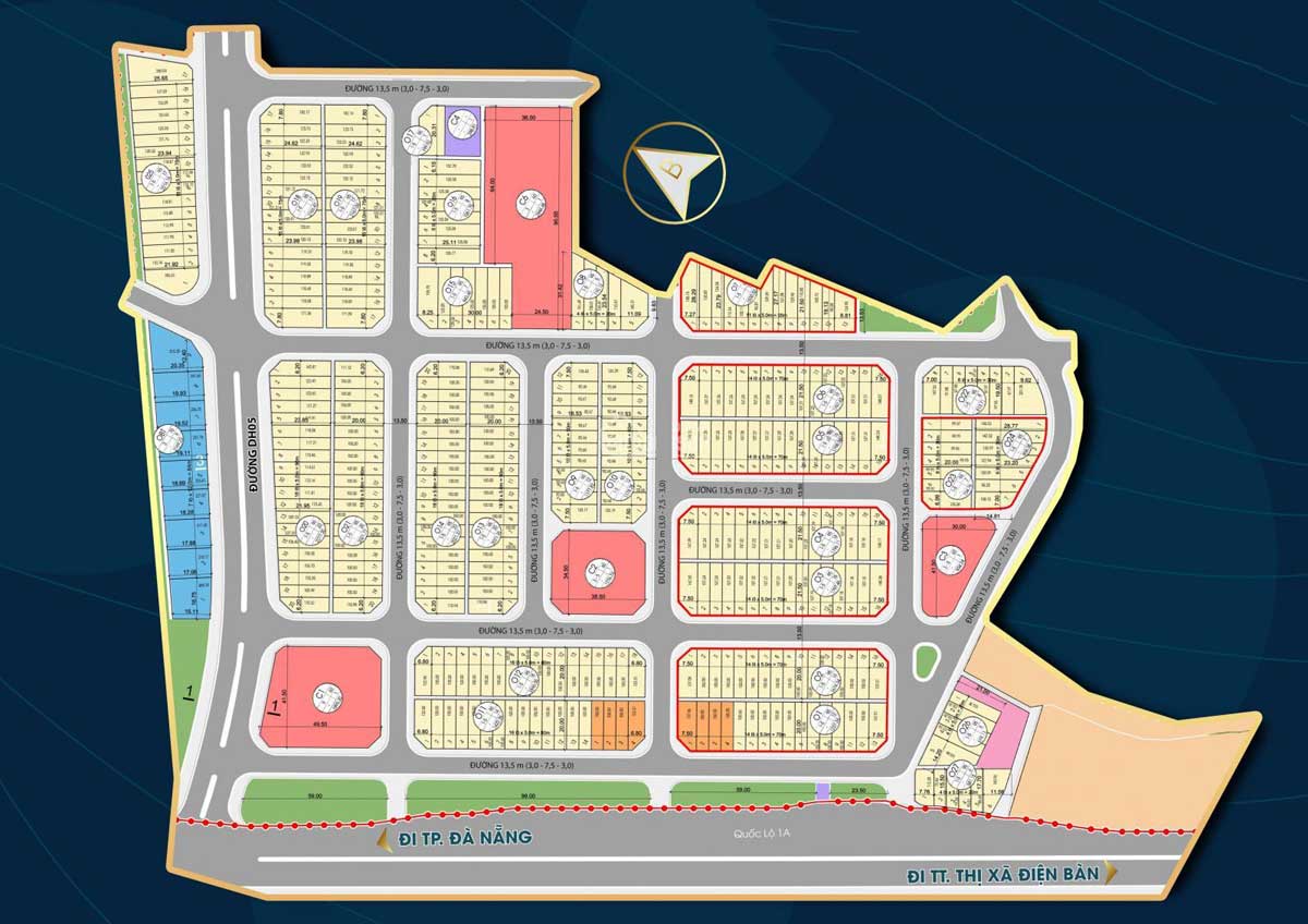 EPIC TOWN ĐIỆN THẮNG so do phan lo du an epic town dien thang - EPIC TOWN ĐIỆN THẮNG