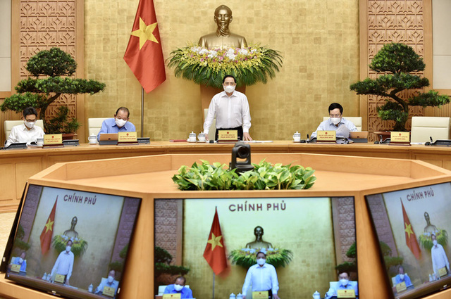 Thủ tướng Phạm Minh Chính: Chuyển phòng chống dịch Covid-19 từ phòng ngự sang tấn công - Ảnh 1. Thủ tướng Phạm Minh Chính: Chuyển phòng chống dịch Covid-19 từ phòng ngự sang tấn công - Ảnh 1.