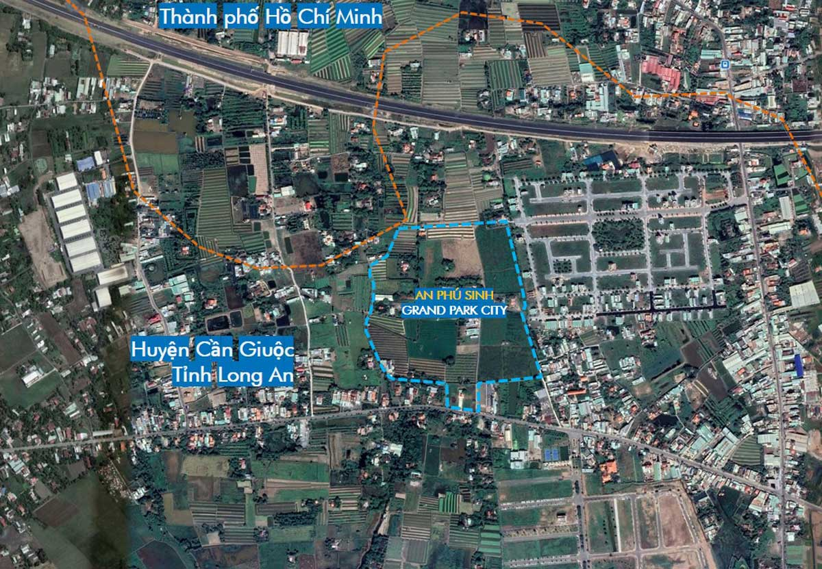 An Phú Sinh Grand Park City nằm ở vị trí trọng điểm giao thương